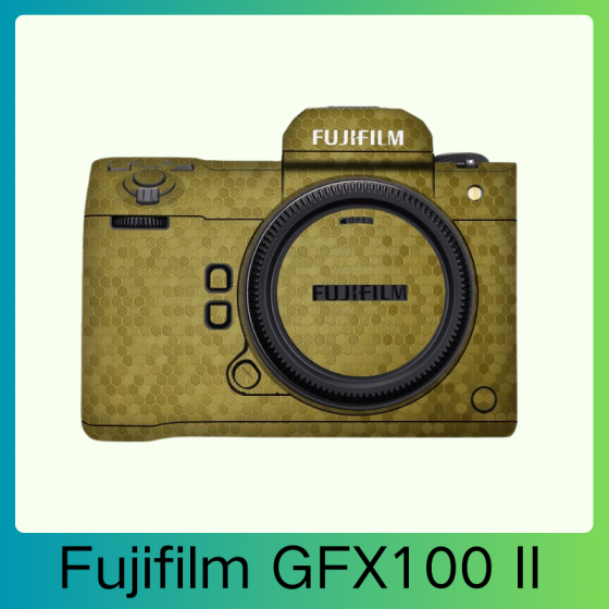 Corpo da Fujifilm GFX100 II  - Pele câmera, adesivo câmera - com alta resistência a arranhões, à prova d'água e com design elegante.